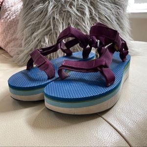 Teva retro platform sandals